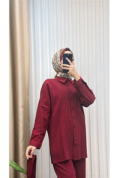 MERVE TESETTÜR Σετ λευκά είδη από λινό