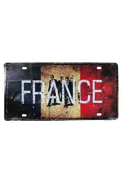 genric FFD Car Plate Vintage Tin Sign Bar Pub Home Wall Poster Decor Retro Metal Art Poster 30x15cm 1 Piece