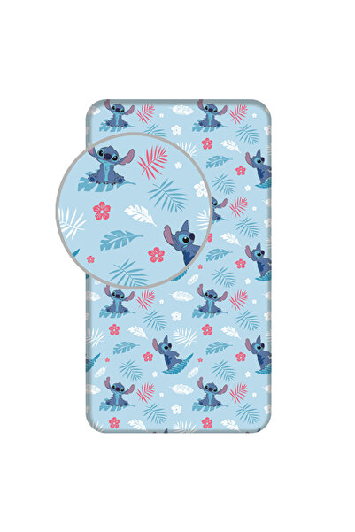 Stitch Чаршаф с фина облегалка Disney Lilo and Blue 90x200 см