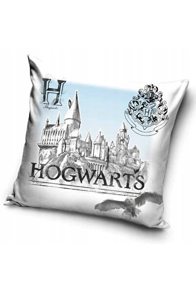 Harry Potter White Hogwarts decorative pillow cover 40x40 cm Velour