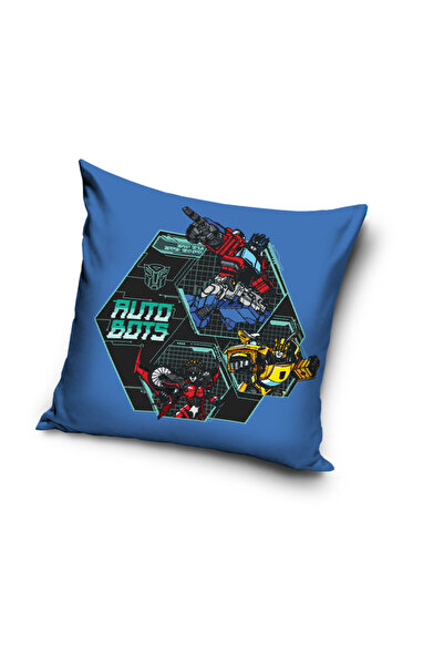 transformers Autobots Blue decorative pillow cover 40x40 cm Velour