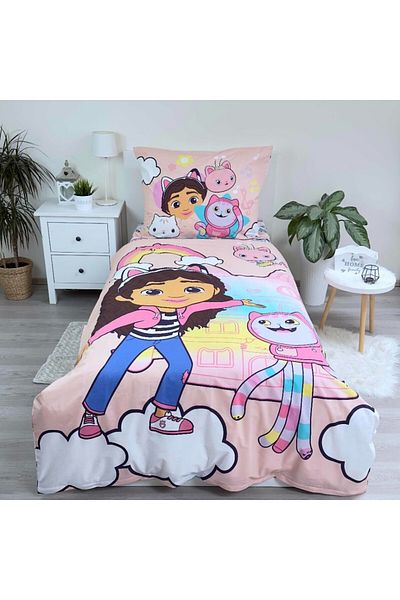 Gabby's Dollhouse Dreamland bedding set 140×200cm, 70×90 cm