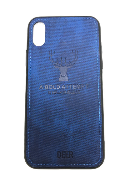 OEM Carcasă compatibilă cu iPhone X / Xs, Select Case, cerb, albastru