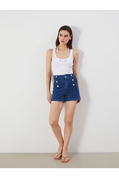 LC Waikiki Quality Parts from Celebi Store |   Skinny Fit Women's Jean Shorts