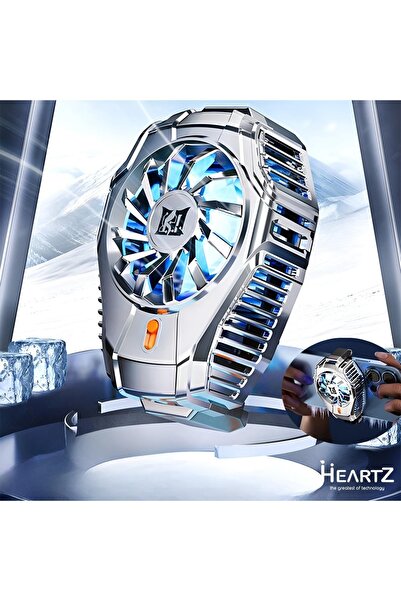 HEARTZ "heartz N15 Rgb Telefon Soğutucu Fan - Mıknatıslı Oyun Telefonu Soğutucu"