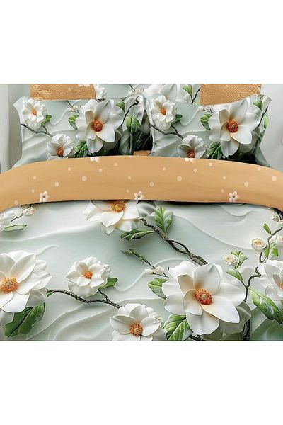 CHIRASO CHIRASO Bedding, Finet 5D Identical to the picture, ELASTIC Sheet 180x200+25cm, Duvet Cover, 2 Pillowcases