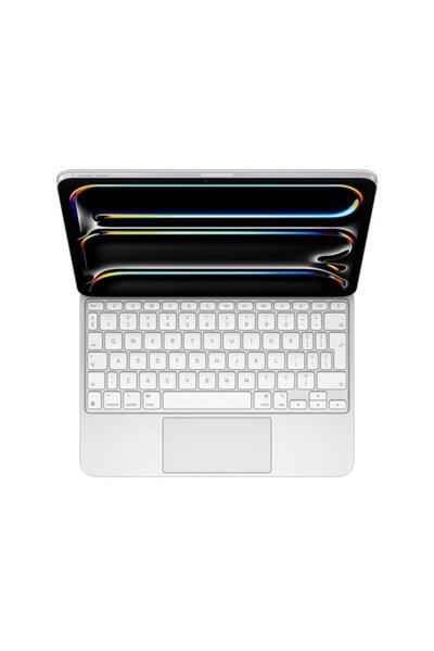 Apple Magic Keyboard MWR03Z/A for iPad Pro 11‑inch M4, Layout International English (White)