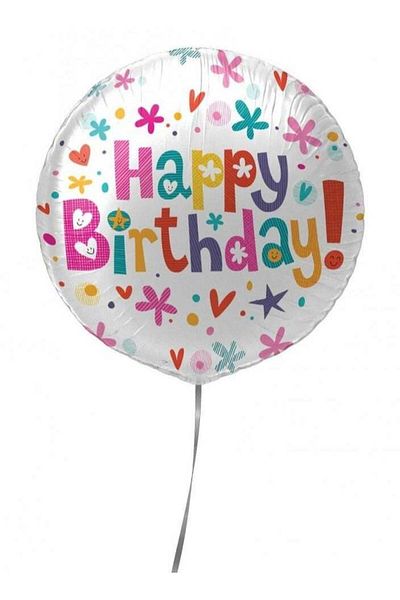 Generic Happy Birthday Foil Balloon – Helium or Air Inflatable – Perfect for Joyful Celebrations