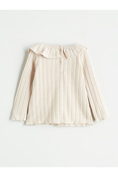 LC Waikiki Lcw Baby New Season Crew Neck Baby Girl Blouse and Leggings 2-Piece