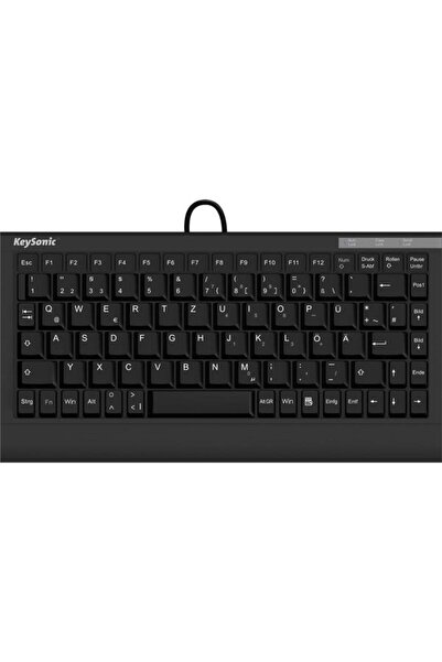 KeySonic Tastatură ACK-595C+ (SUA), USB, Layout SUA (Negru)
