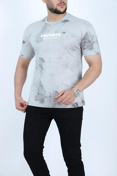 FREZZBİ Patterned Printed Men's T-Shirt