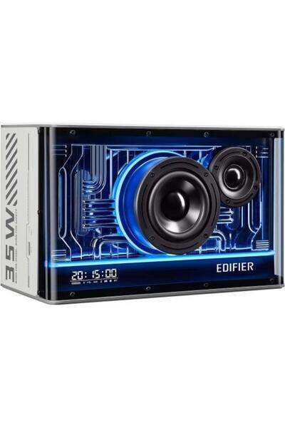 Edifier Sistem audio QD35-W, RMS 40 W, Bluetooth 5.3, USB-C, USB-A, AUX, egalizatoare presetate cu 3 module, RGB 7