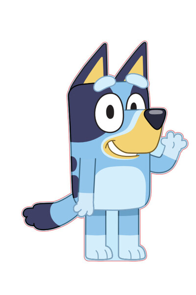 bluey Pernă decorativă cu valuri 35x27 cm