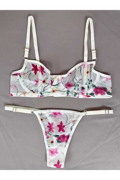 Sarmaşık Tül Bralet Takım
