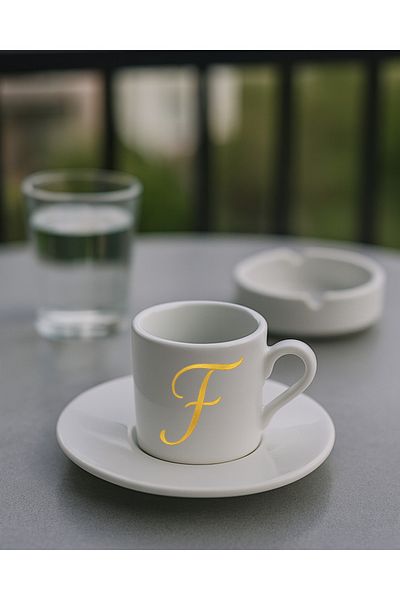 TREND YANKI Letter Printed T. Coffee Cup