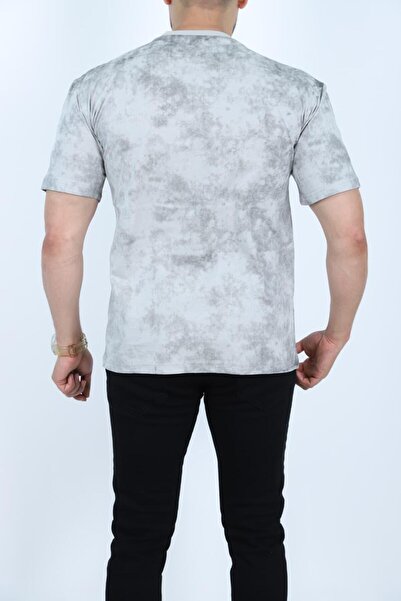 FREZZBİ Patterned Printed Men's T-Shirt