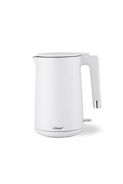 Maestro Fierbător electric MR-026-WHITE, 1,7 L, 1800 W (Alb)