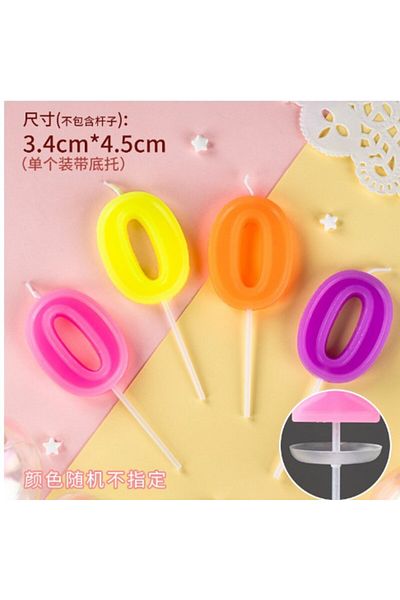 OEM Cake Candle 0 Random Color