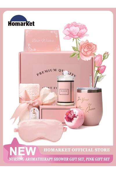 Generic HomarKet Gifts Basket for Women - Birthday Gift Box Set Contains 9 Items Inspirational Gift,Relaxin