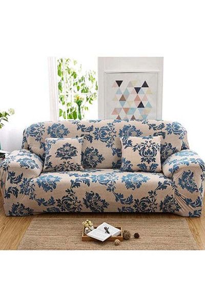 Generic Deals for Less 2-Seater Exquisitely Floarl Designed Wrinkle-free Anti-slip 360-degree Full Coverage