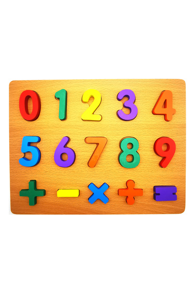 asmiat Wooden Number Learning Toy for Kids