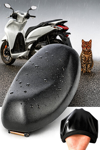 lawrenceshop Sym Hd Evo 200 Husa pentru scaun din piele pentru motociclete Pânză-