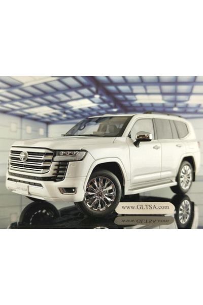 lcd Toyota Land Cruiser LC300 ZX White 1:18 Models