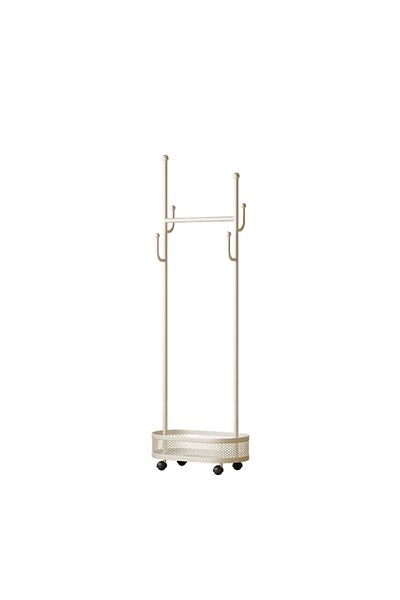 Tradeo Coat Hanging Stand with Storage Shelf for Bedroom & Living Room Use