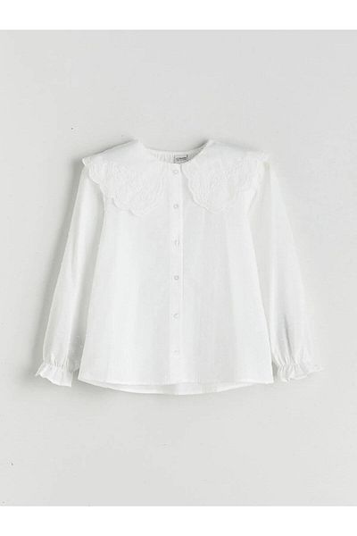 LC Waikiki Lcw Baby Collar Floral Girl's Shirt (W5)