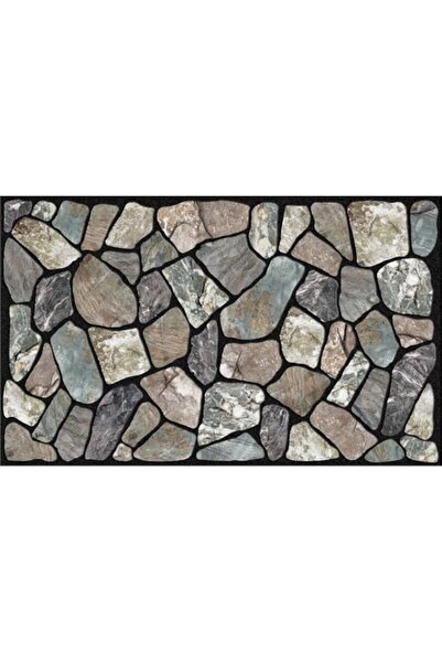 Generic سجادة باب من الحجر الرمادي من Apache Mills Masterpiece، مقاس 18 بوصة ...