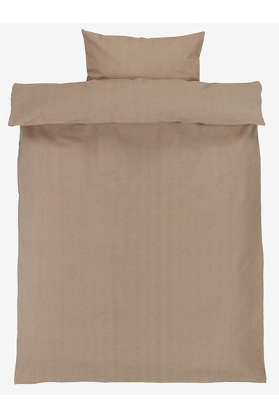 OEM Crepe bed linen TINNE 140x200 sand
