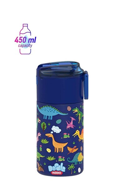 Generic Dinosaur Stainless Steel Insulated Water Bottle 450ml - Leak-Proof, D...
