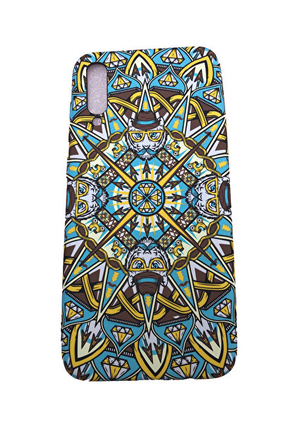 OEM Carcasă compatibilă cu Samsung Galaxy A70, fosforescentă, diamant Mandala, tigru, multicoloră
