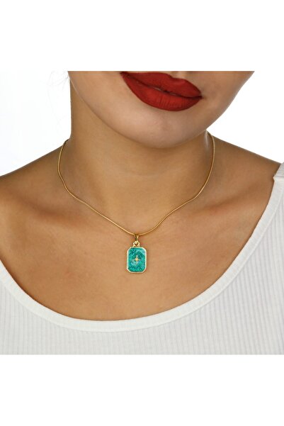 GÜNEBAKAN AKSESUAR قلادة نورث ستار ستيل