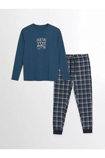 LC Waikiki Standard Mold Men's Pajama Set (W5)