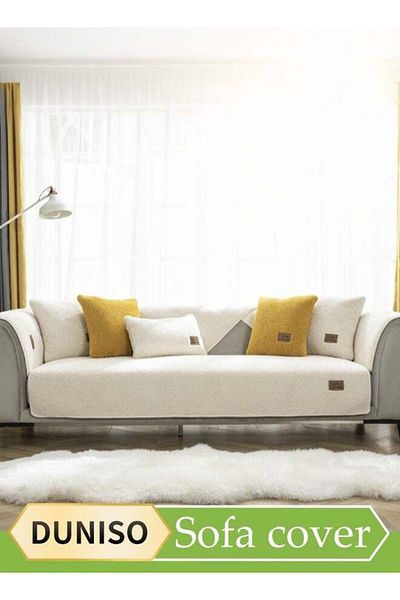 Generic DUNISO Sofa Coverï¼ŒSofa Protective Cover,Anti Slip Furniture Cover, Dust Proof Pet Mat,Anti Foulin
