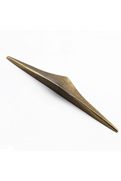 Badem10 Mâner din metal galben antic Olivin 96 mm - 9,6 cm Sertar de mobilier Dulap de bucătărie Mânere dulap Mâner