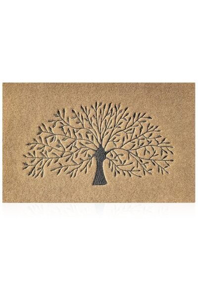 Generic MHYTTFE Door Mats Outdoor Non Slip Front Door Mat Super Absorb Mud Easy to Clean Tree of Life Doorm