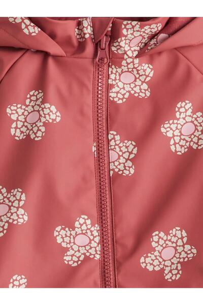 LC Waikiki Κοριτσίστικο παλτό LCW με κουκούλα με λουλούδια (W5)