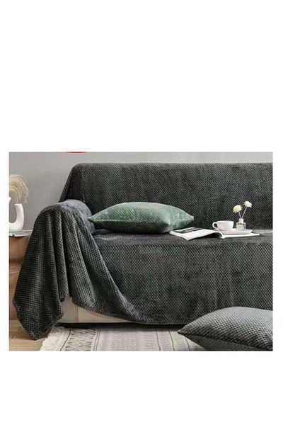 Generic BAIG Thickened Plush Sofa Throw Blanket Dust Anti-cat Scratch Universal Sofa Blankets Sofas Towel f
