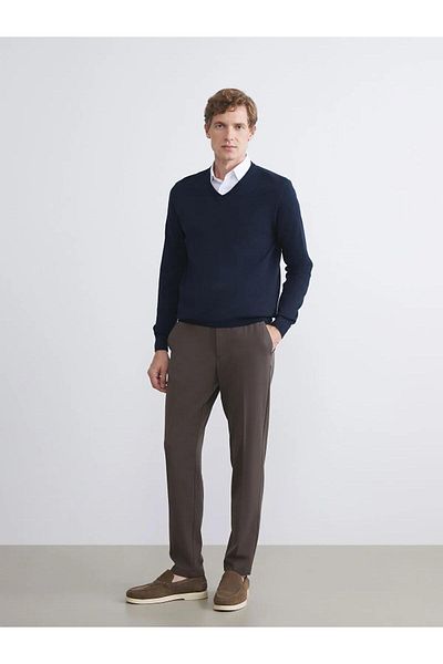 LC Waikiki Lcwaikiki V-Neck Men's Knitwear Sweater (W5)