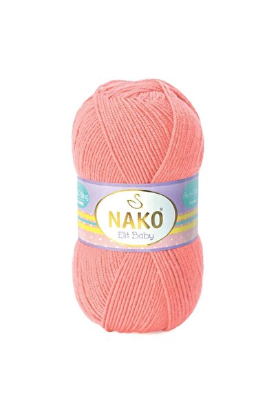 NAKO خيط حياكة يدوي من Elit Baby - 100 جرام 250 متر - ناعم - مضاد للوبر - رمز...