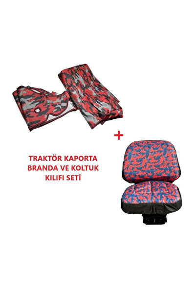 TarımGaraj Tümosan 4000 Klasik Seri Traktör Kaporta Branda ve Koltuk Kılıf Seti Kaporta Kılıfı ve Koltuk Kılıfı