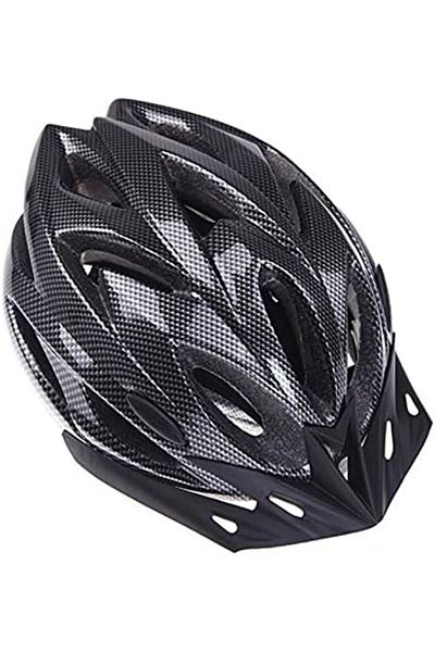 IQTENA Lightweight Molded Bicycle Helmet with Visor and 18 Air Vents for Adults