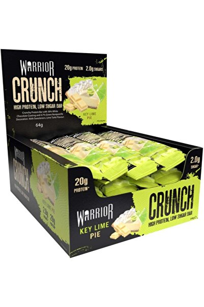warrior Crunch High Protein Bar Key Lime Pie Flavor 64g Pack of 12