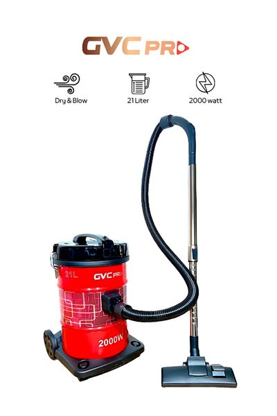 GVC PRO Jeffery Barrel Vacuum Cleaner - 18L, 2000W | Practical Design and Powerful Performance