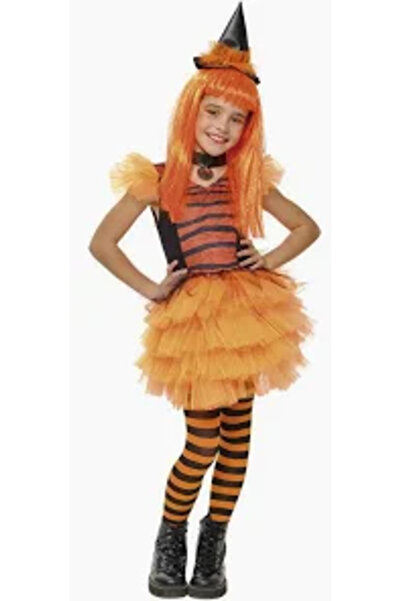 Rubies Carnival costume - Elegant witch (orange)