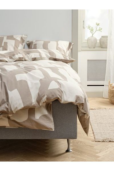 OEM Bed linen + sheet REGINA 200x220 brown