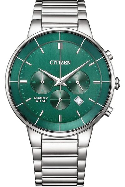 Citizen ساعة سيتيزن كرونوغراف كوارتز رجالية - AN8220-52X