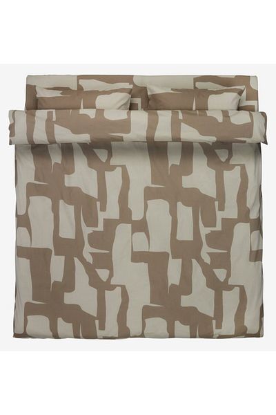 OEM Bed linen + sheet REGINA 200x220 brown